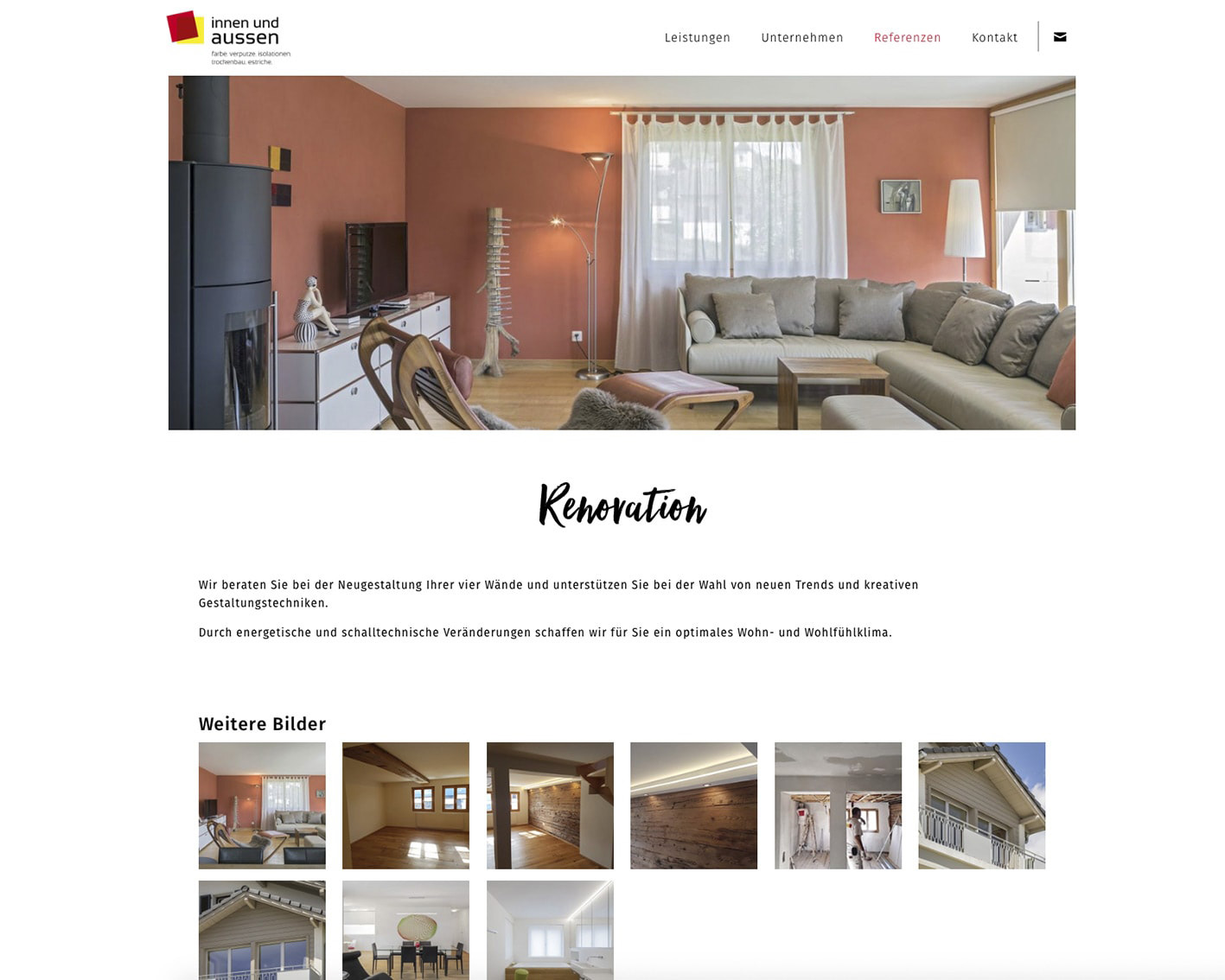 Homepage Maler Schnyder