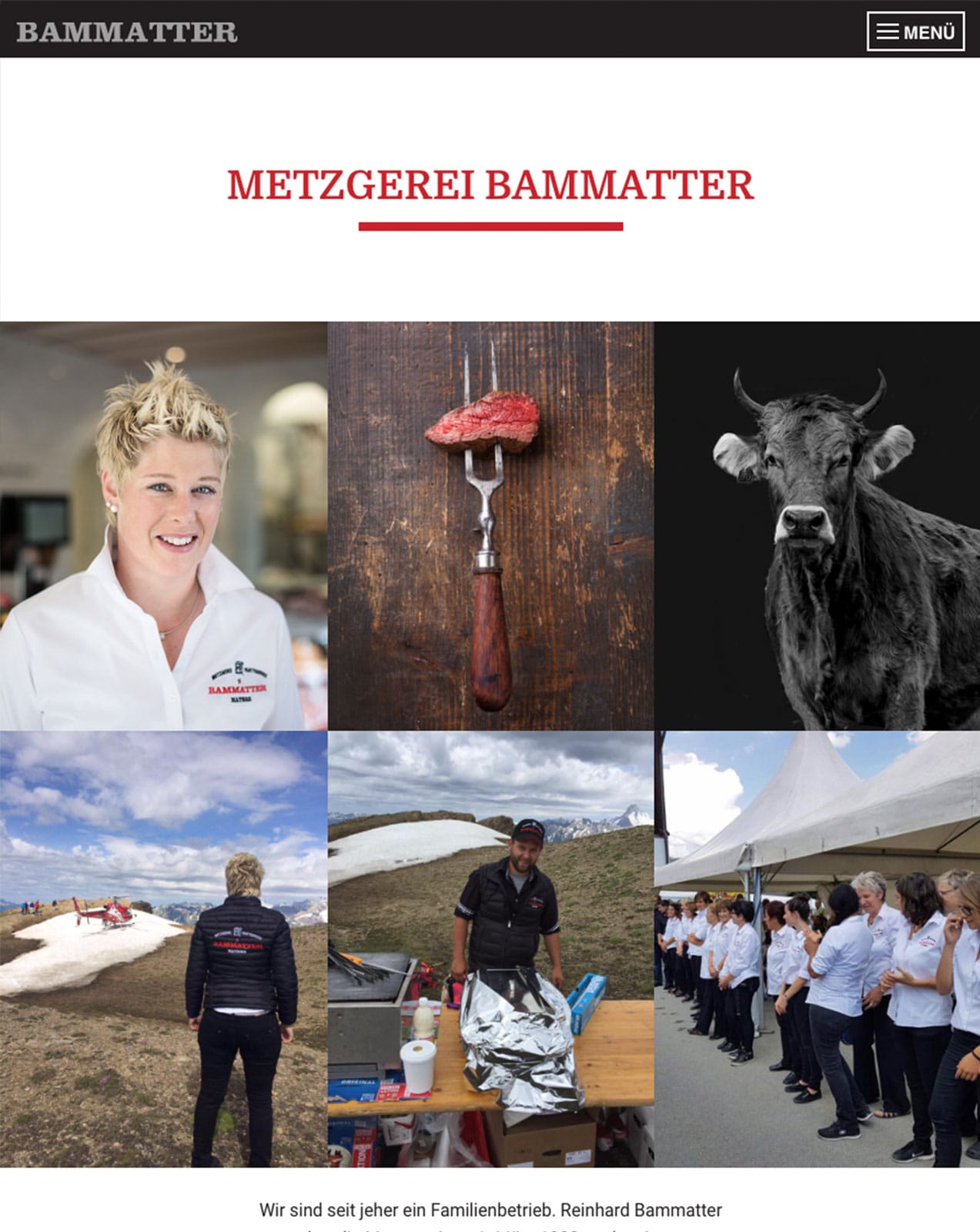 Metzgerei Bammatter - Über Uns